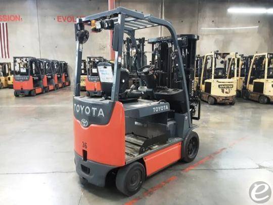 2017 Toyota 8FBCHU25 Electric Forklift - 123Forklift