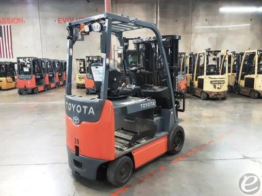 2017 Toyota 8FBCHU25 Electric Forklift - 123Forklift