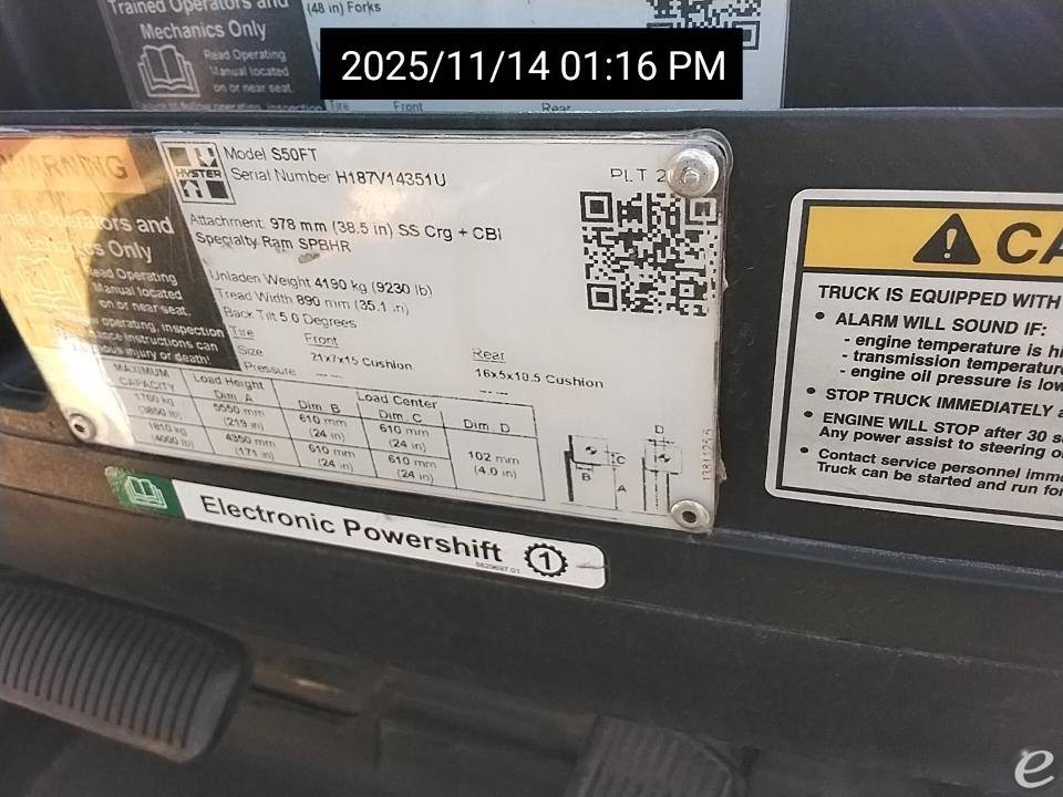 2020 Hyster S50FT