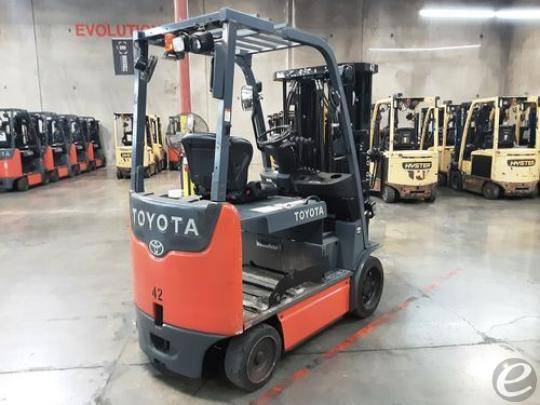 2017 Toyota 8FBCHU25 Electric Forklift - 123Forklift
