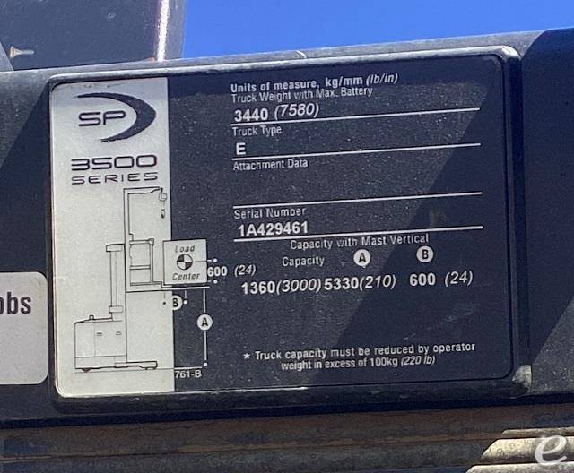 2014 Crown SP3510-30