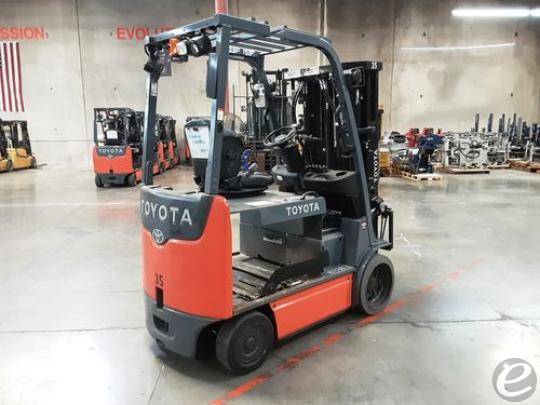 2017 Toyota 8FBCHU25 Electric Forklift - 123Forklift