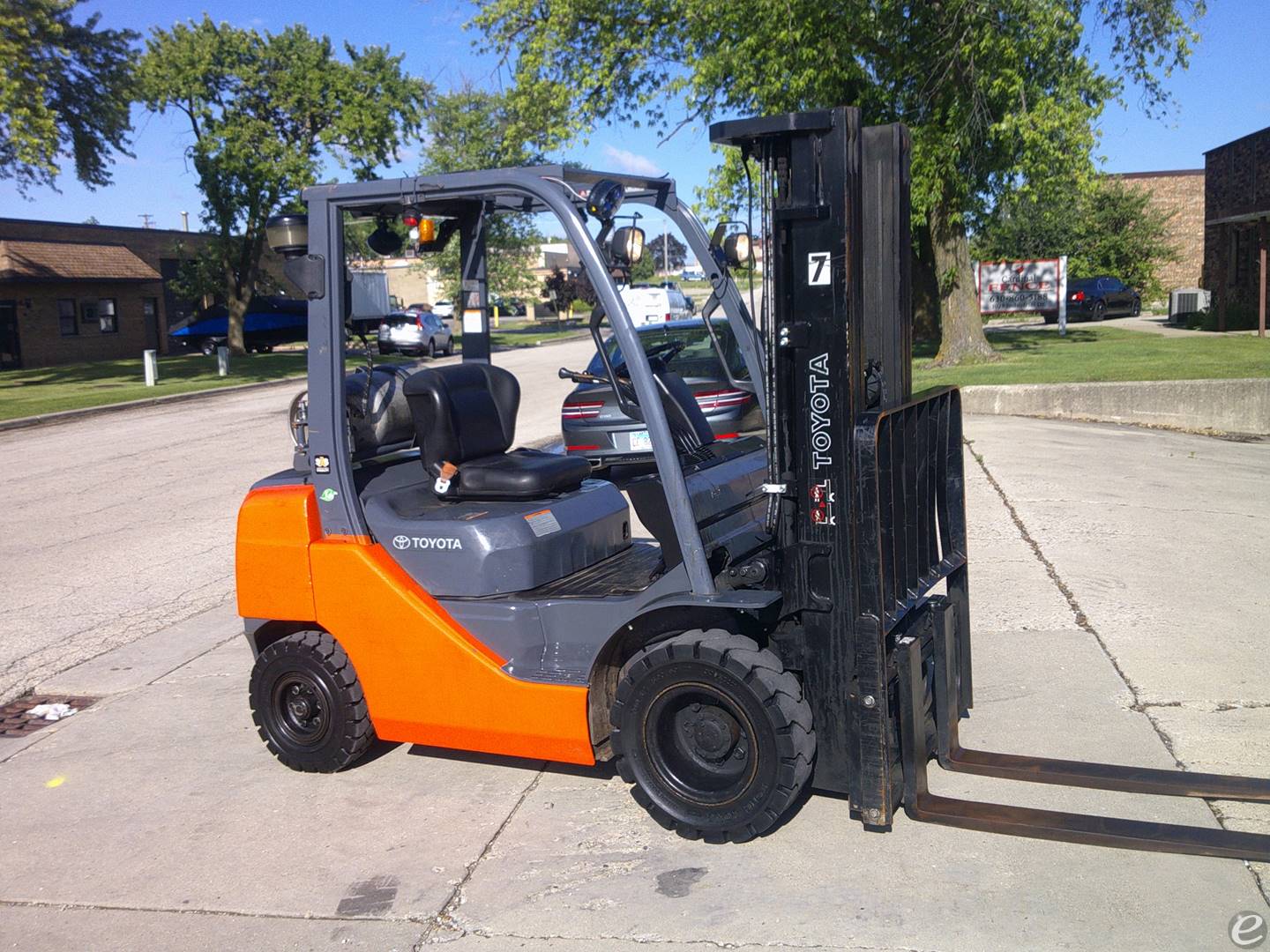 2016 Toyota 8FGU25 LP Gas Forklift