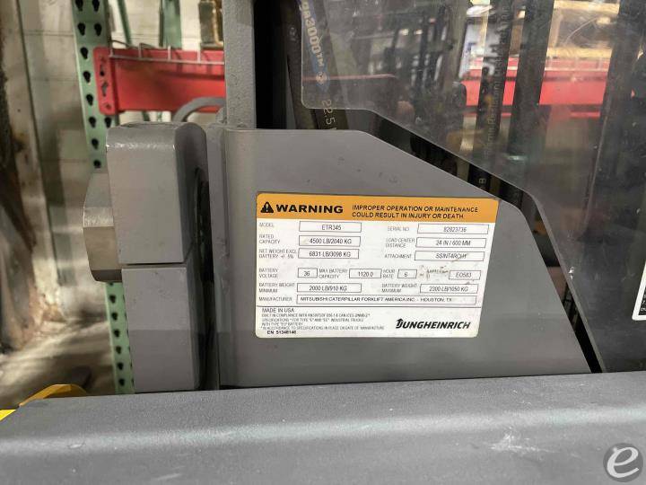 2018 Jungheinrich ETR 345