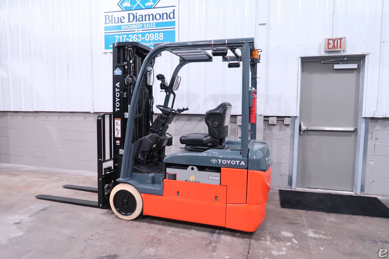2016 Toyota 8FBE20U Electric Forklift - 123Forklift