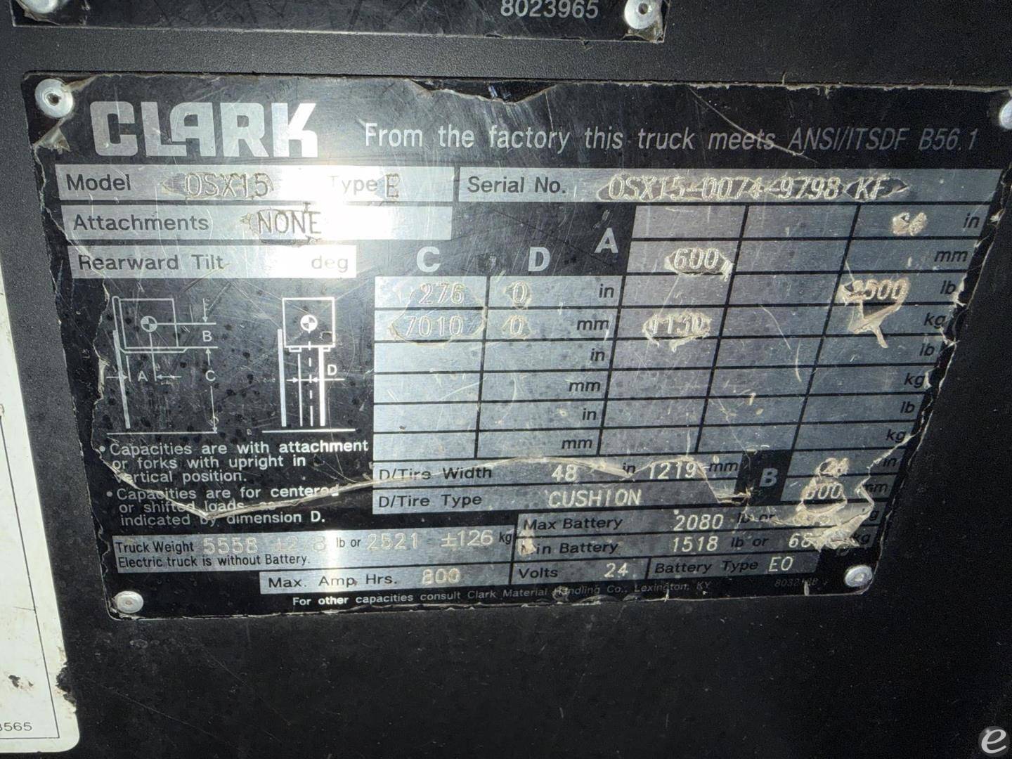2015 Clark OSX15