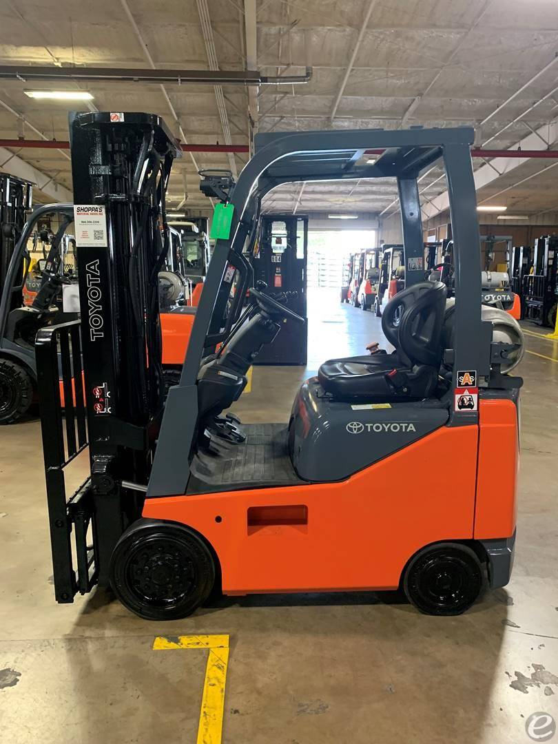 2018 Toyota 8FGCU15 LP Gas Forklift...