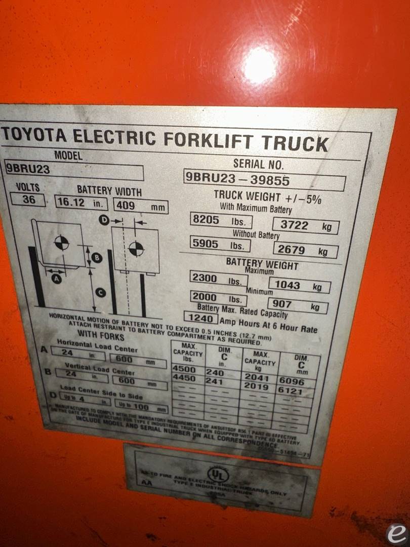 2019 Toyota 9BR233M241