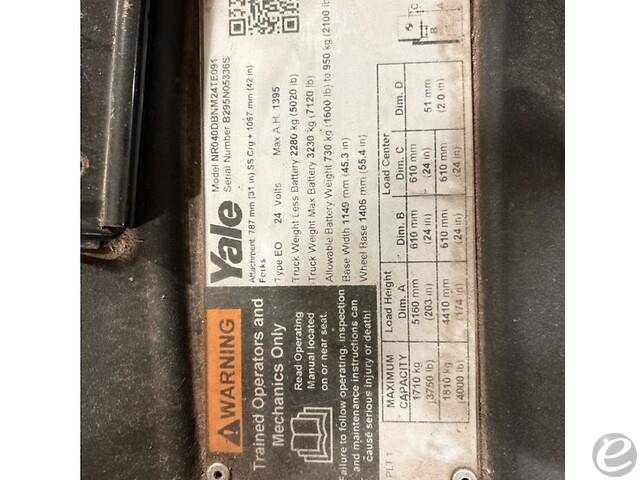 2018 Yale NR040DB