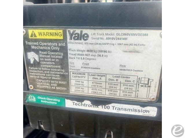 2014 Yale GC060VX LP Gas Forklift - 123Forklift