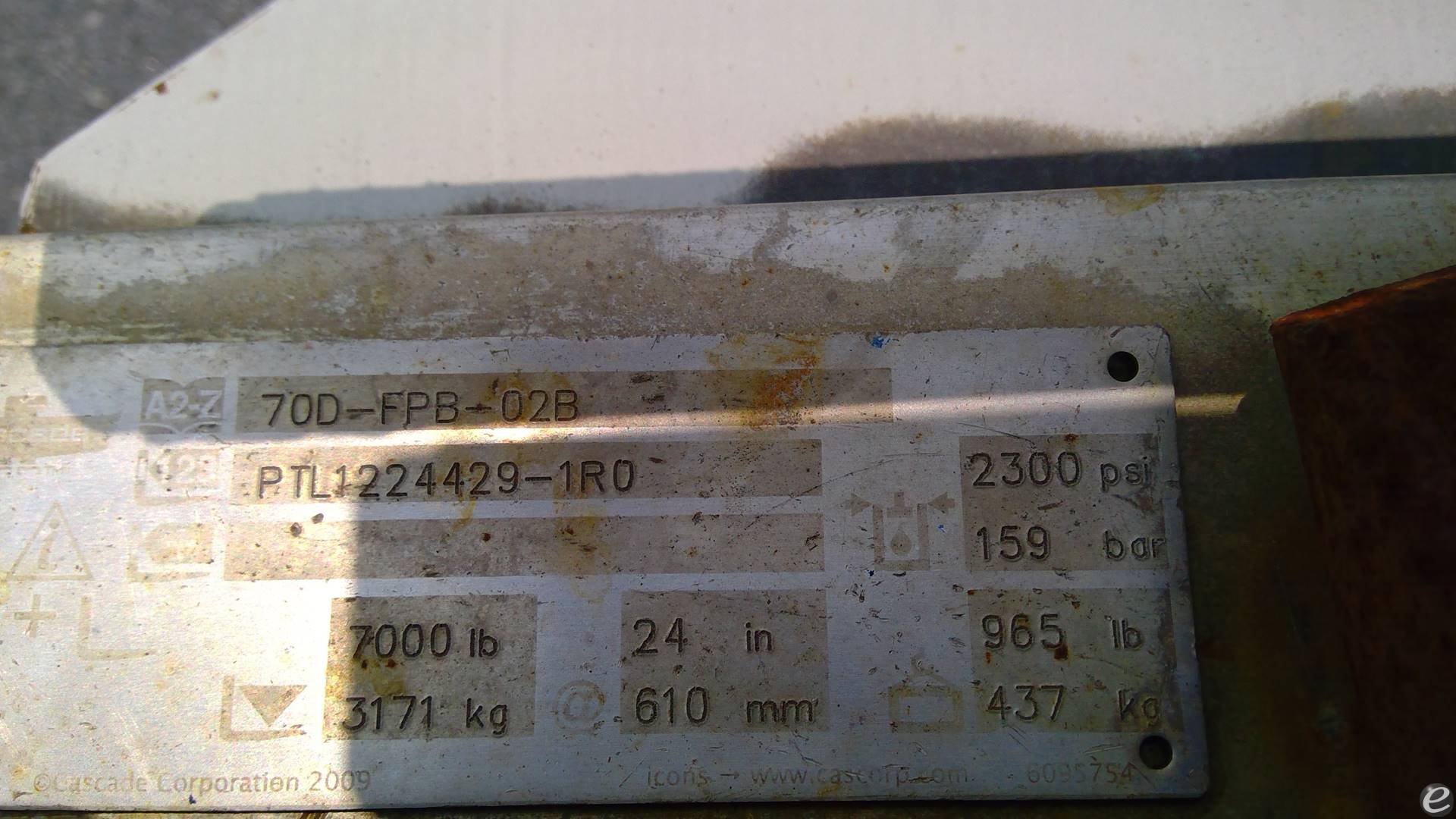 2011 Cascade 70D-FPB-02B