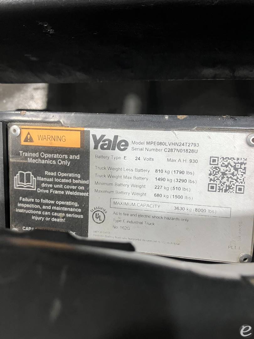 2020 Yale MPE080VH