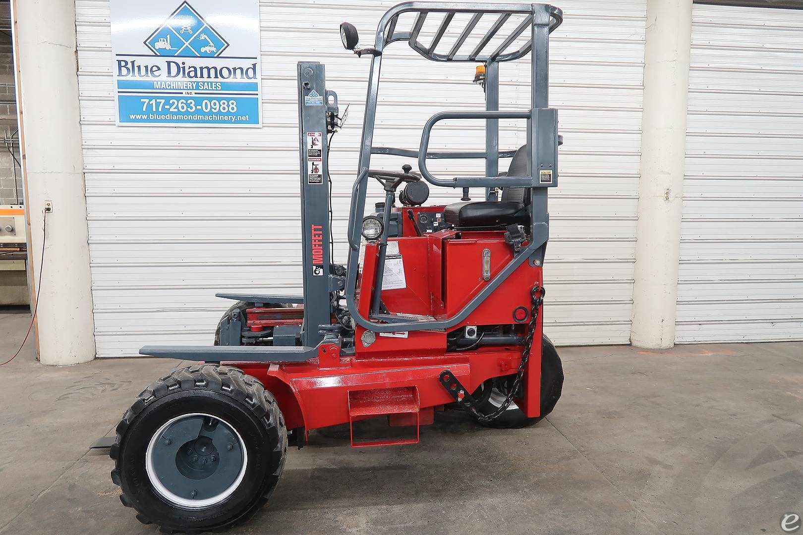 2005 Moffett M5500 N 4W Diesel Forklift - 123Forklift