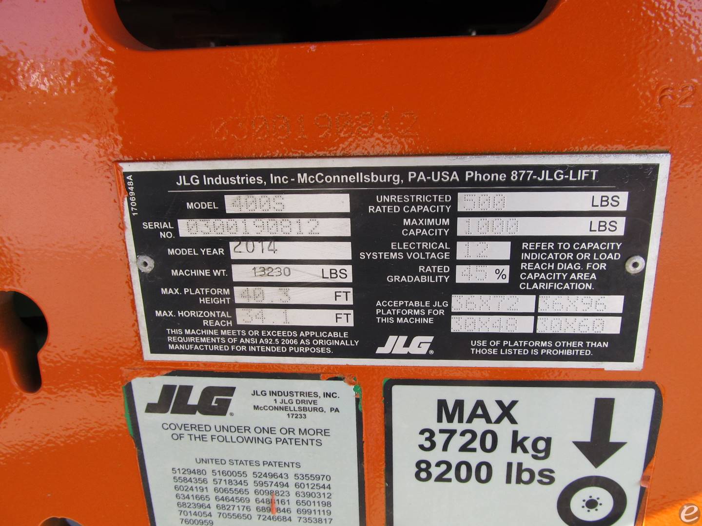 2014 JLG 400S