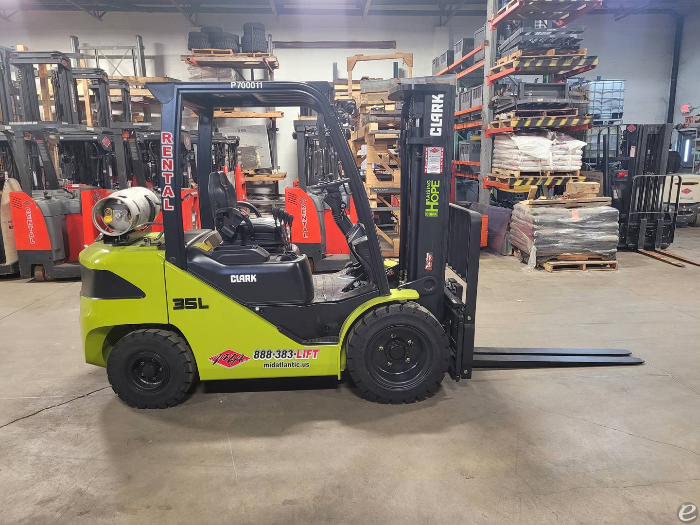 2020 Clark S35 LP Gas Forklift - 123Forklift