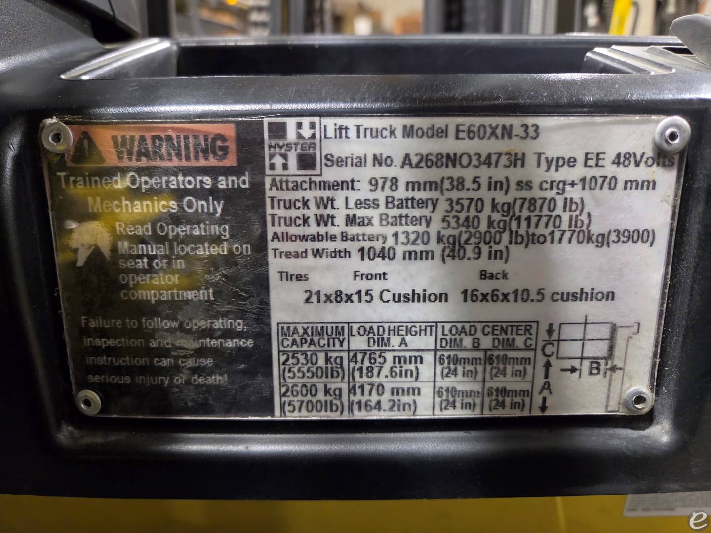 2010 Hyster E60XM (EE)