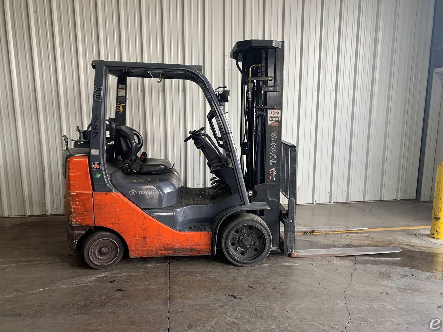 2007 Toyota 8FGCU25 LP Gas Forklift...