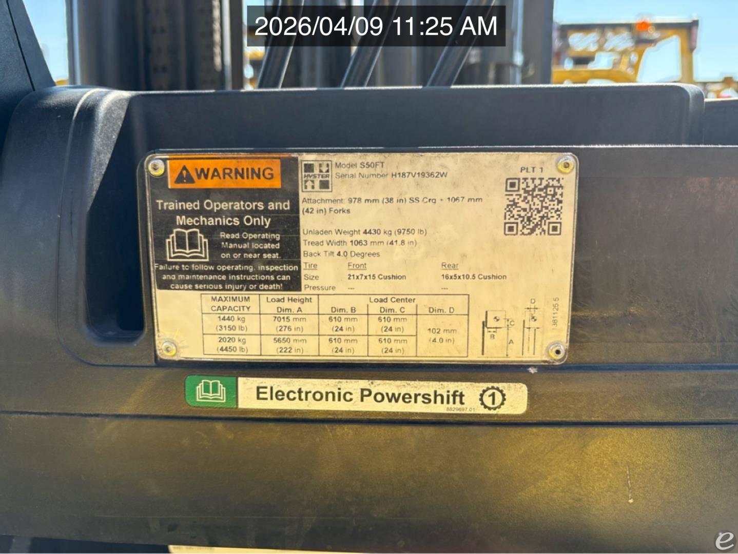 2022 Hyster S50FT