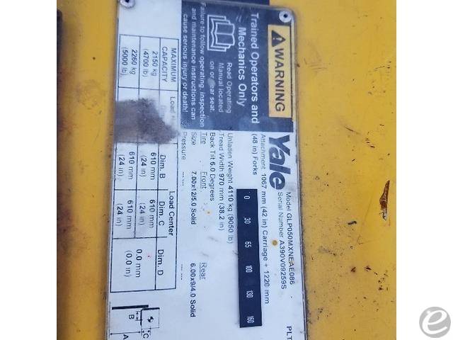 2018 Yale GP050MX LP Gas Forklift - 123Forklift