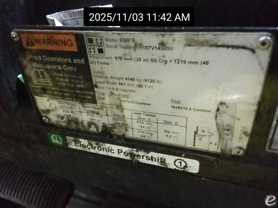 2020 Hyster S50FT