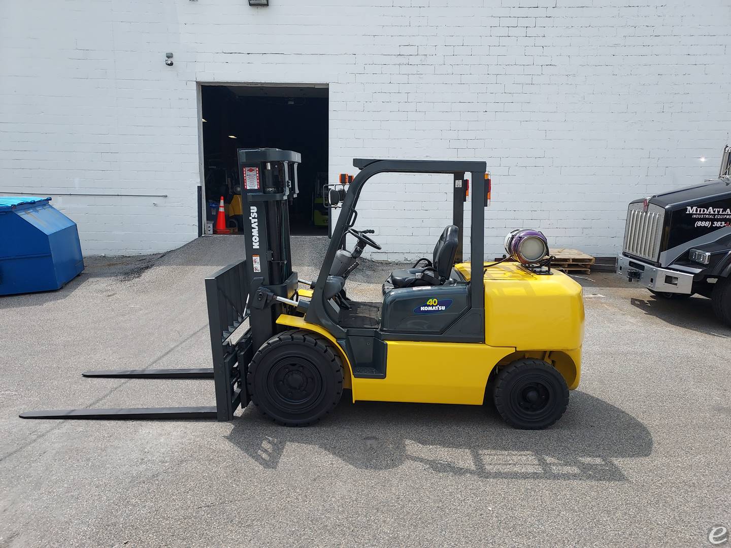 2008 Komatsu FG40T-8 LP Gas Forklift - 123Forklift