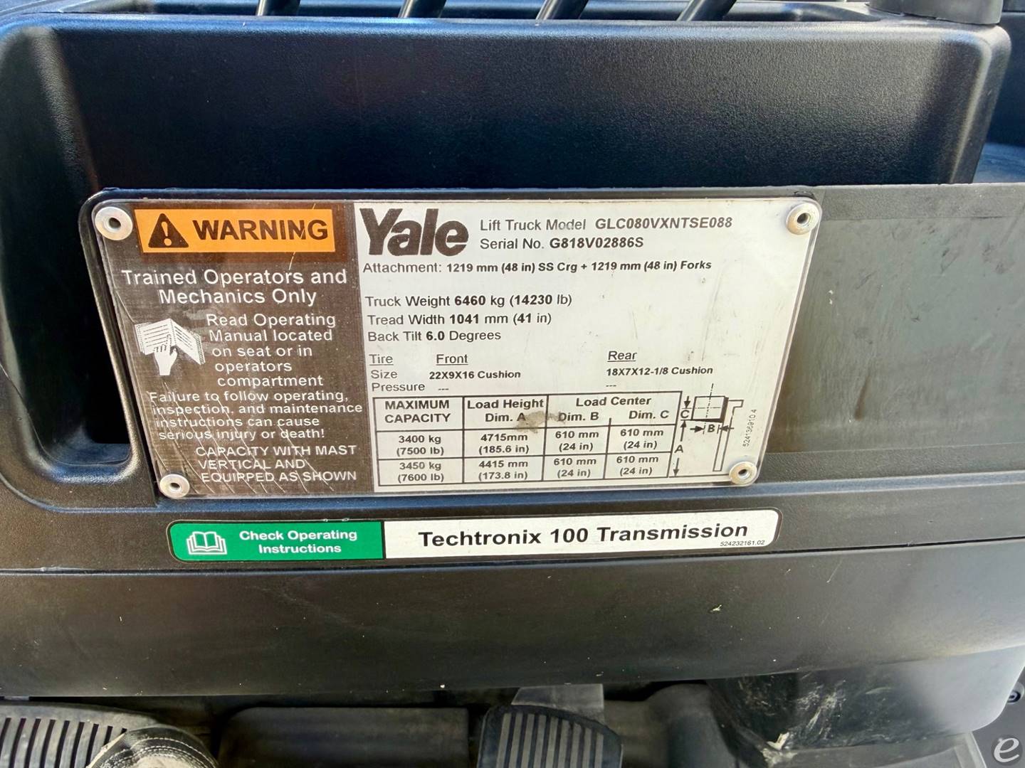 2018 Yale GLC080VX