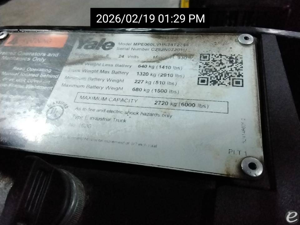 2020 Yale MPE060-VH