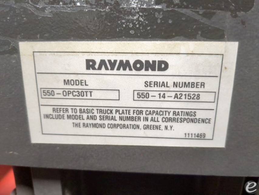 2014 Raymond 550-OPC30TT