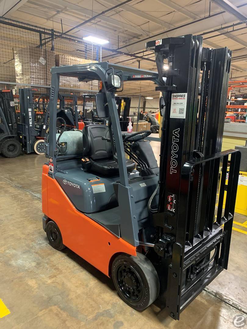 2017 Toyota 8FGCU15 LP Gas Forklift...