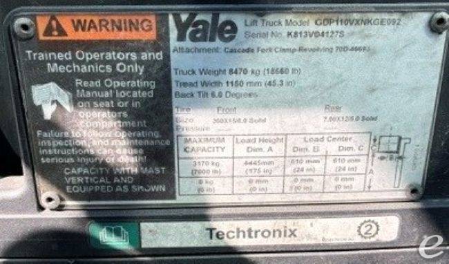 2018 Yale GDP110VX
