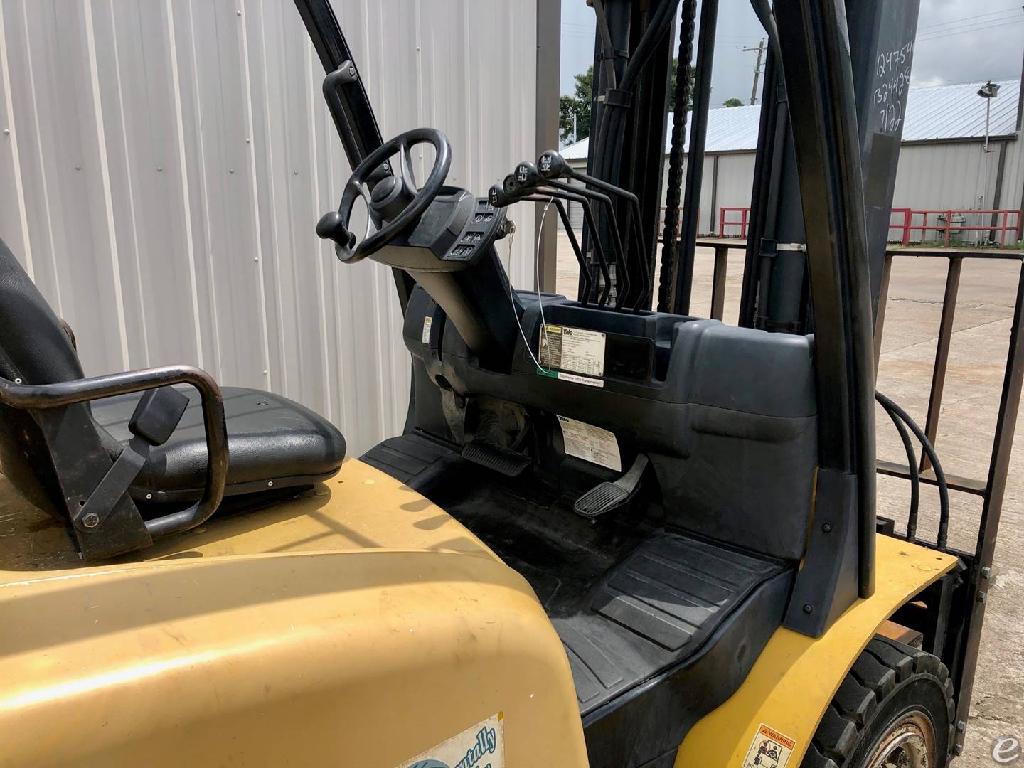 2009 Yale GP080VX Gasoline Forklift...