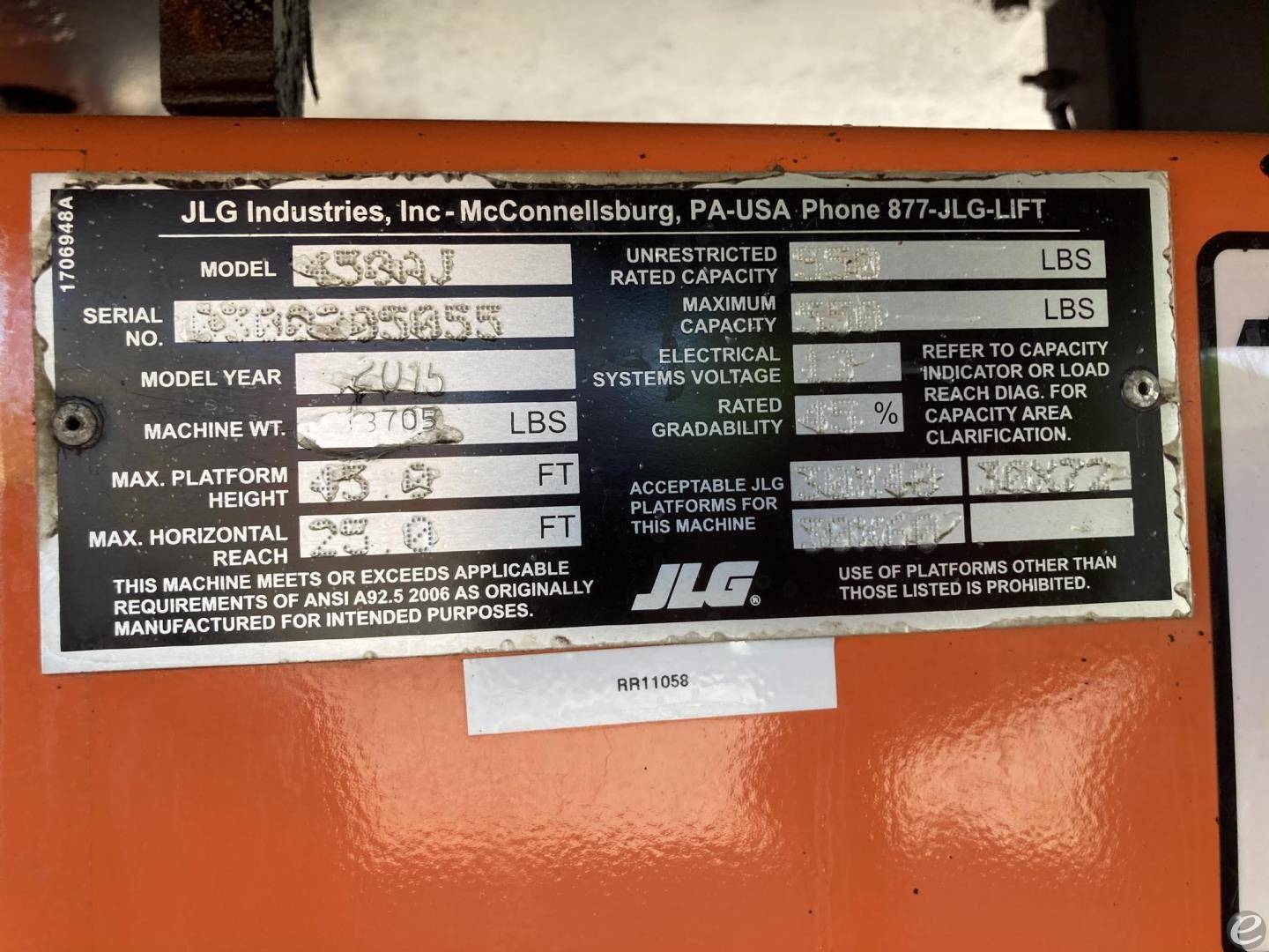 2015 JLG 450AJ