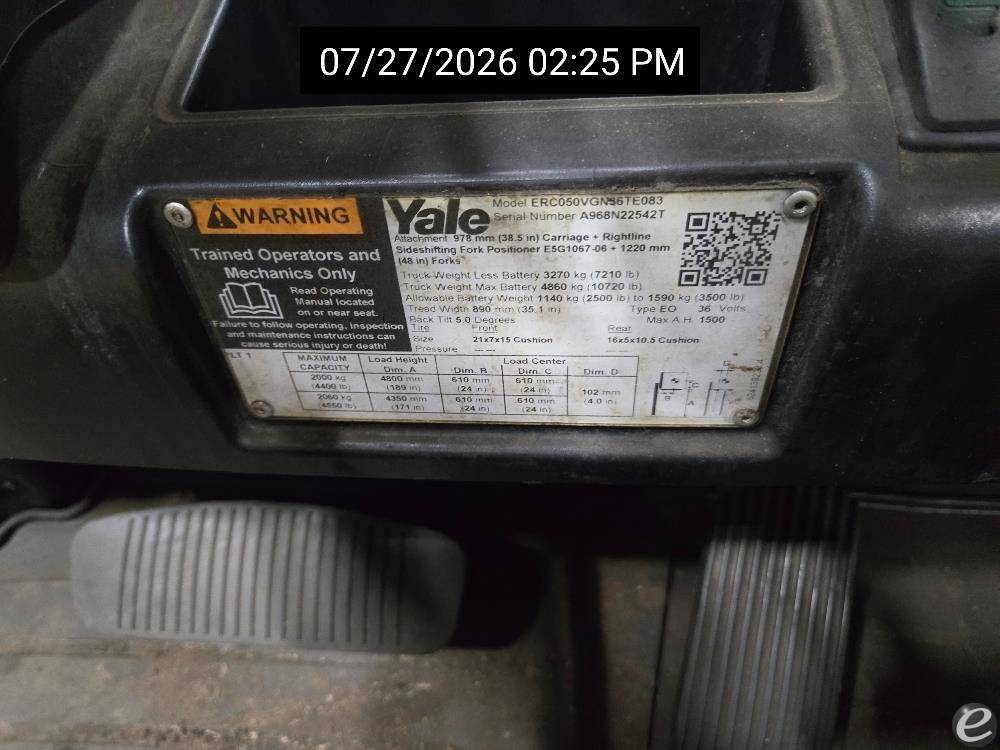2019 Yale ERC050VG