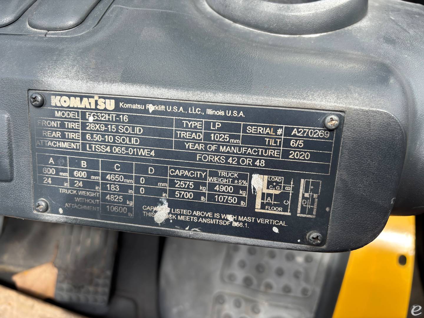 2020 Komatsu FG32HT-16
