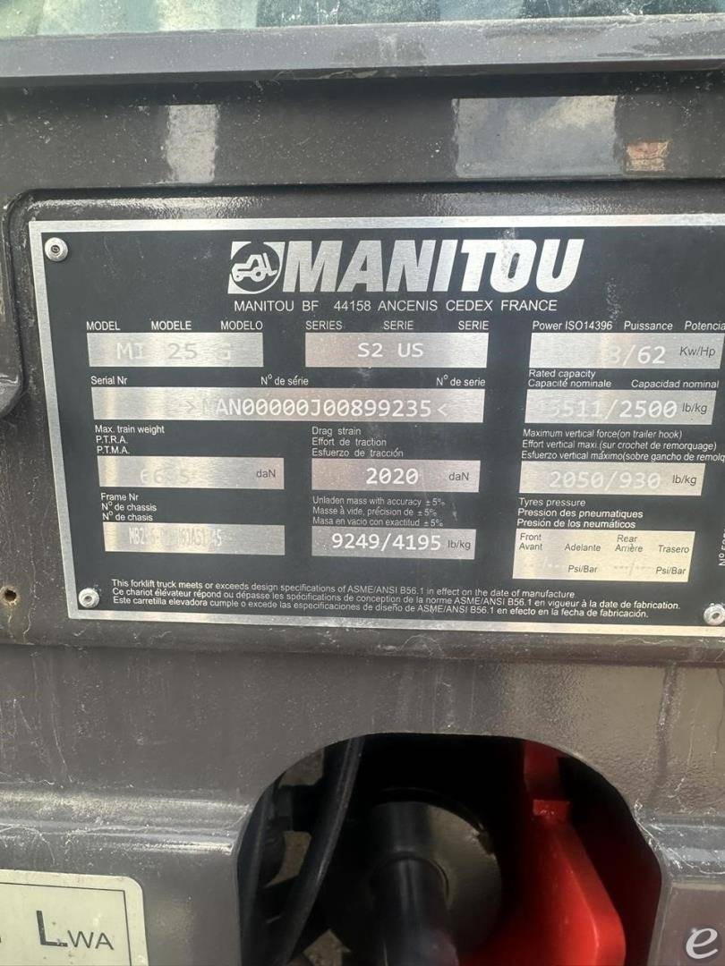 2024 Manitou MI25G