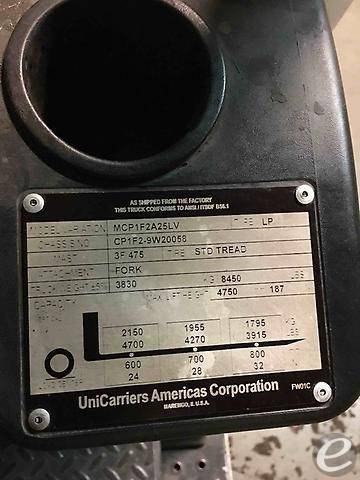 2015 Nissan                                             CF50LP LP Gas Forklift - 123Forklift