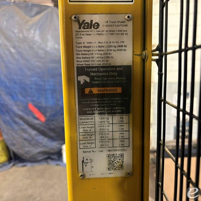 2020 Yale OSO30EF