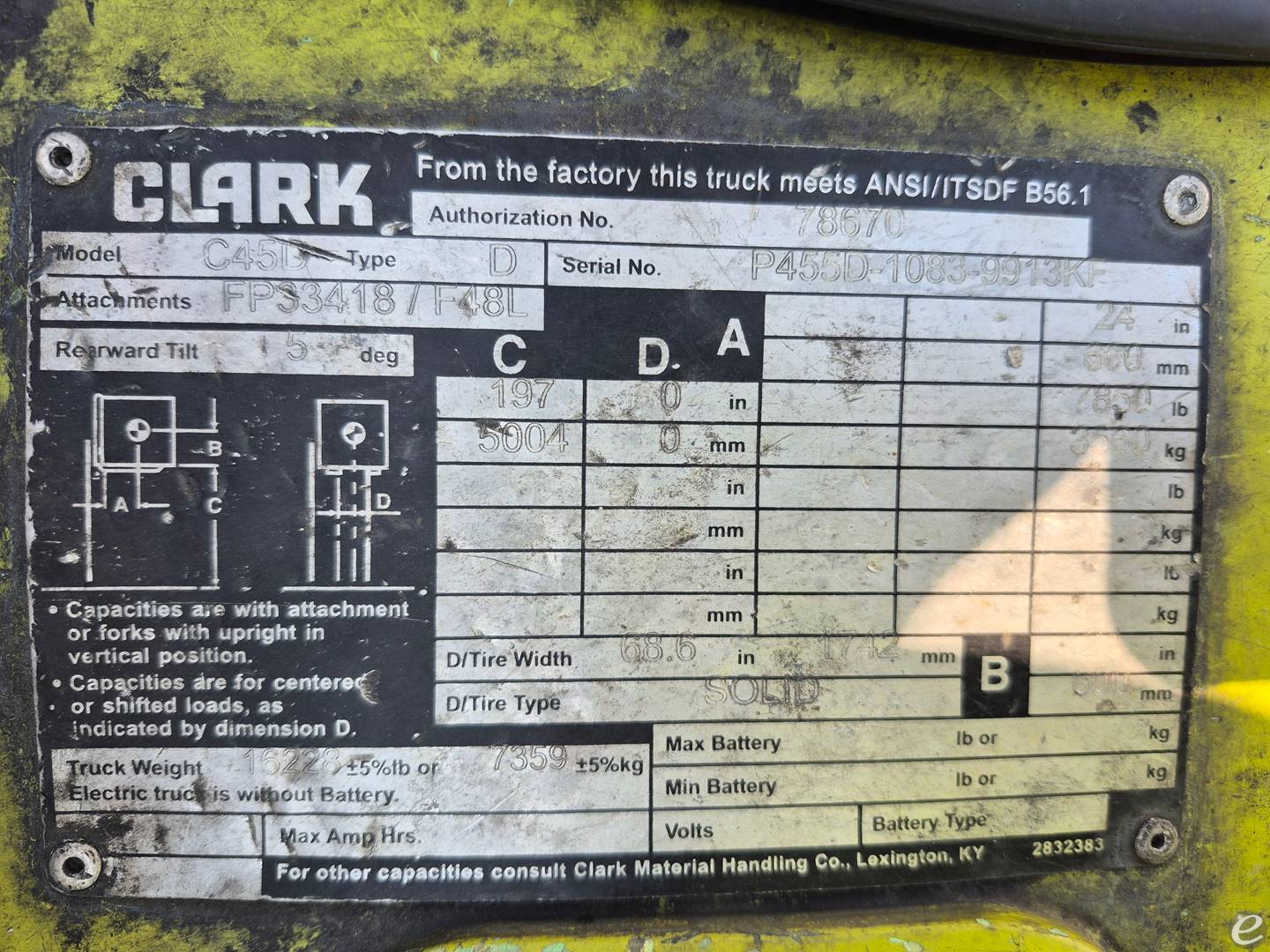 Clark C45D