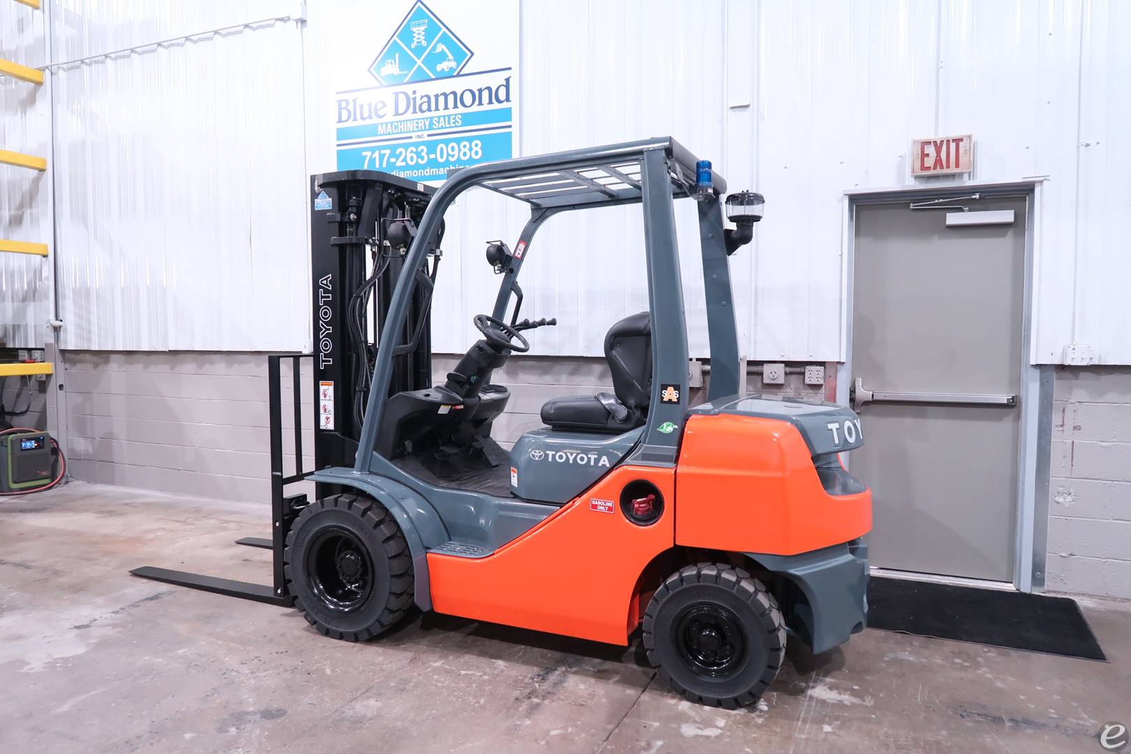 2009 Toyota 8FGU25 Gasoline Forklift - 123Forklift