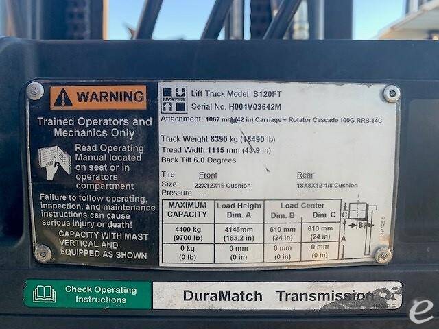 2014 Hyster S120FT LP Gas Forklift - 123Forklift