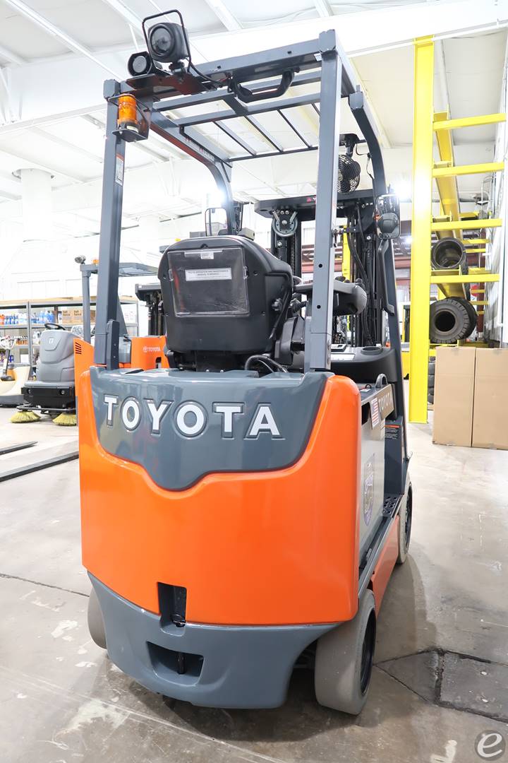 2017 Toyota 8FBCU25 Electric Forklift - 123Forklift