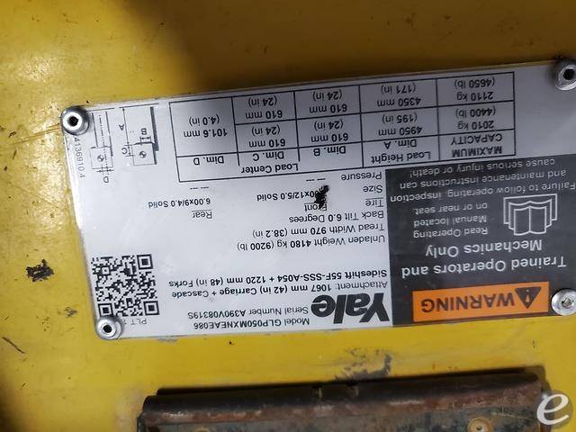 2018 Yale GP050MX LP Gas Forklift - 123Forklift