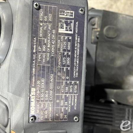 2023 Komatsu FG18HTU-20
