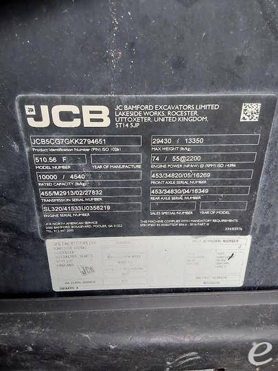 2019 JCB 510-56