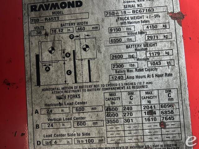 Raymond 750R45TT