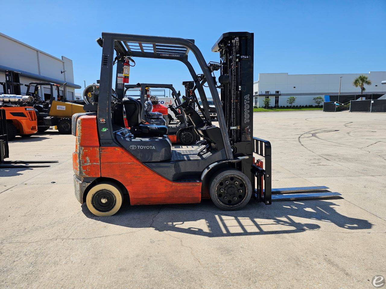 2017 Toyota 8FGCU25 LP Gas Forklift...