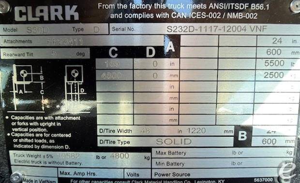 2026 Clark S30D