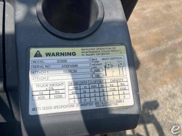2019 Cat 2C6000