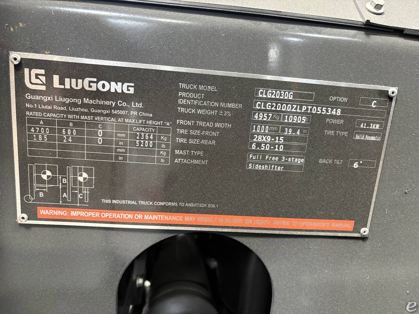 2025 Liugong CLG2030G