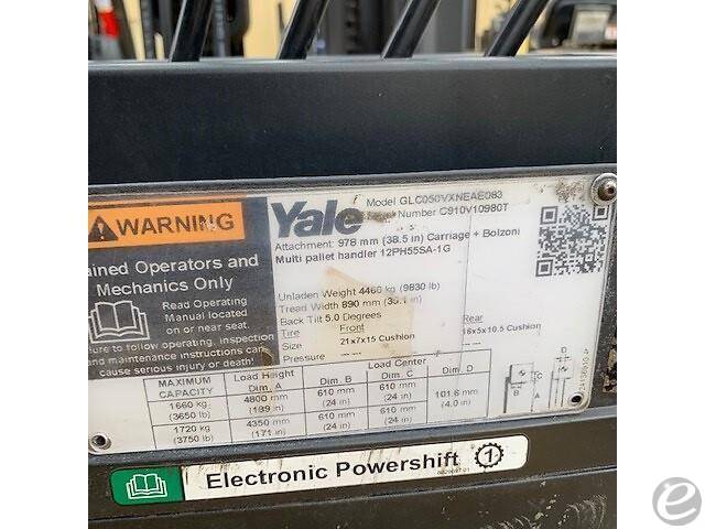 2019 Yale GC050VX LP Gas Forklift - 123Forklift